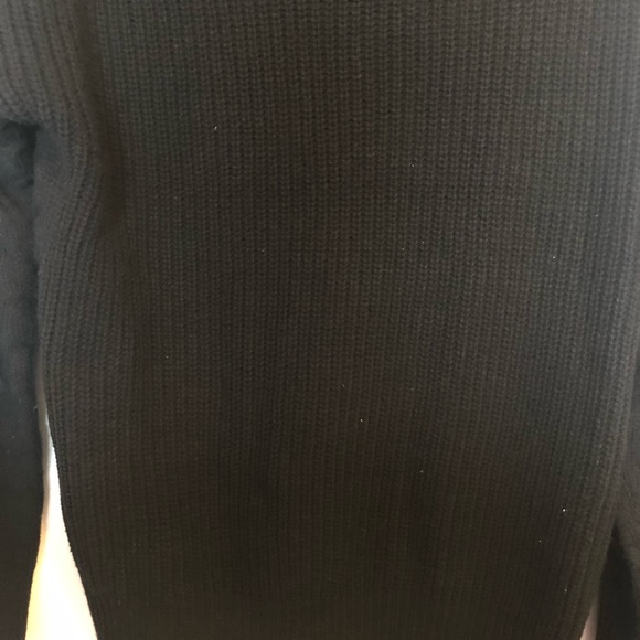 Joe Fresh Womens Black Wool Knit Sweater SZ L - Picture 5 of 8